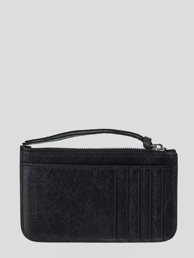 Shop Balenciaga Wallets In Black