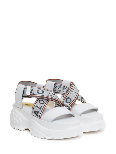 Shop Buffalo Sandals With Platform Bo In White