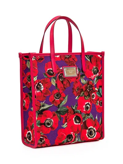Shop Dolce & Gabbana Dg Shopping Bag In Red