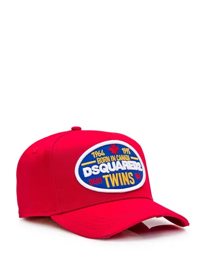 Shop Dsquared2 Baseball Hat In Red