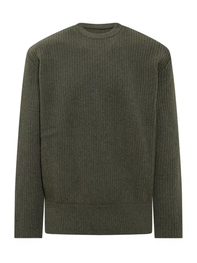 Shop Givenchy Crew Neck Sweater In Green
