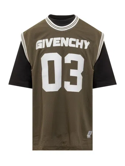Shop Givenchy Basket Fit T-shirt In Green