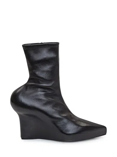 Shop Givenchy Leather Show Boot In Black
