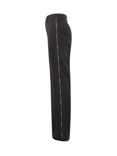 Shop Givenchy Logo Pants In Black