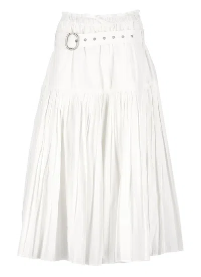 Shop Jil Sander Skirts White