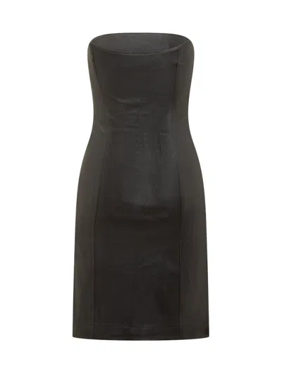 Shop Ludovic De Saint Sernin Bustier Dress In Black