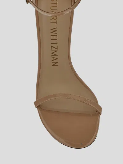 Shop Stuart Weitzman Sandals In Adobe