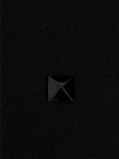 Shop Valentino Iconic Stud Sweater, Cardigans Black