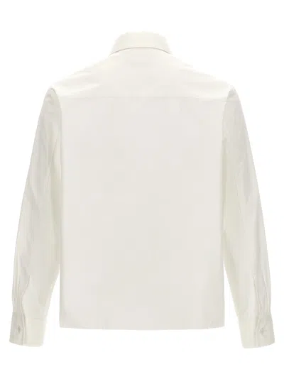 Shop Jil Sander Jewel Detail Shirt Shirt, Blouse White