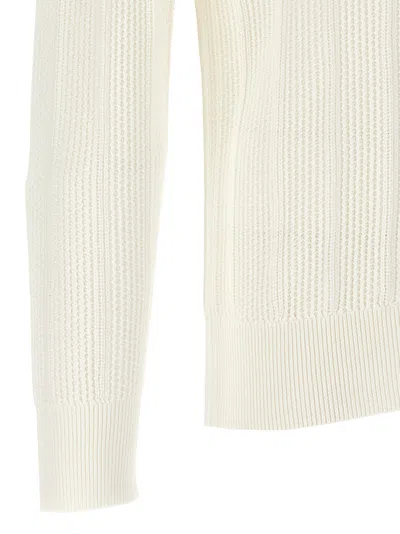 Shop Brunello Cucinelli Knitted  Shirt Polo White