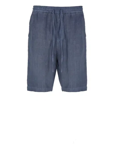 Shop 120% Lino Shorts Blue