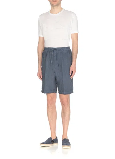 Shop 120% Lino Shorts Blue