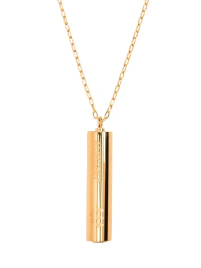 Shop Ambush Battery Charm Necklace In Gold
