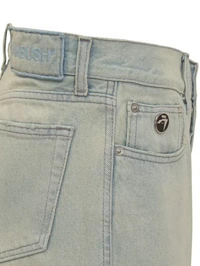 Shop Ambush Cargo Denim Jeans In Blue