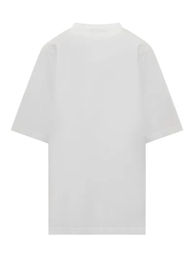 Shop Ambush T-shirt With Ball Chain In White