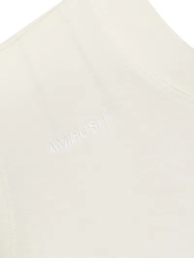 Shop Ambush Top With Heart Neckline In White