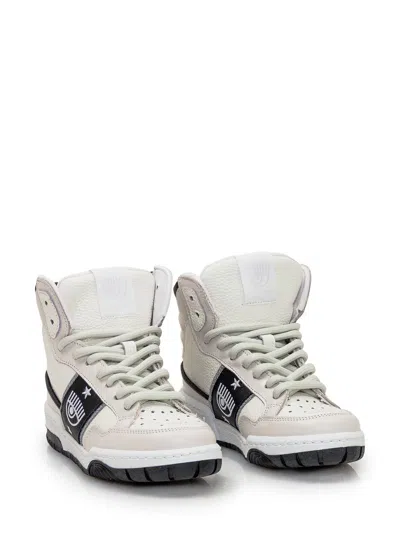 Shop Chiara Ferragni Cf-1 Sneaker In White