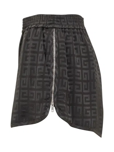 Shop Givenchy 4g Shorts In Black