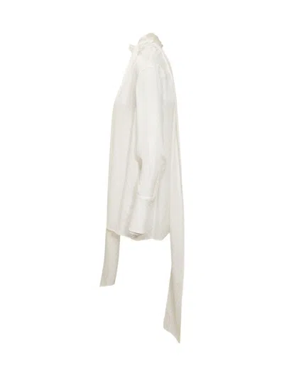 Givenchy White Regular Logo Shirt In White