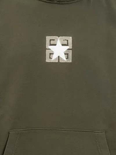 Shop Givenchy Hoodie In Green