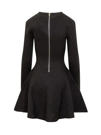 Shop Givenchy Mini Dress With 4g Jacquard In Black