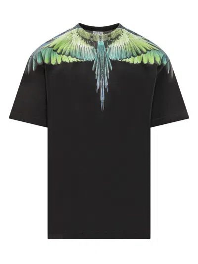 Shop Marcelo Burlon County Of Milan T-shirt Icon Wings In Black