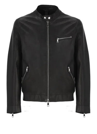 Shop The Jack Leathers Jackets Black