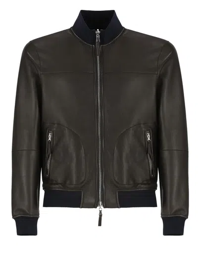 Shop The Jack Leathers Jackets Brown