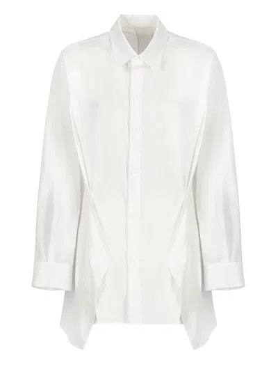 Shop Yohji Yamamoto Shirts White