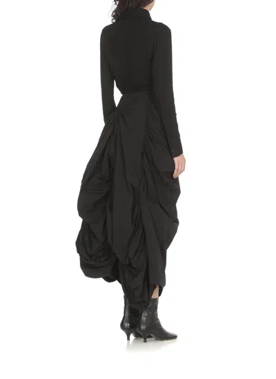 Shop Yohji Yamamoto Skirts Black