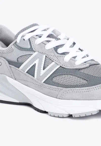Shop New Balance 990 Low-top Sneakers In Gray
