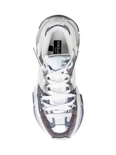 Shop Dolce & Gabbana Airmaster Sneaker In Silver