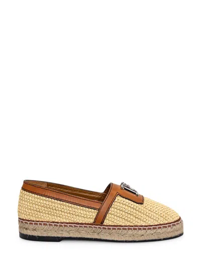 Shop Dsquared2 Espadrilles With Logo In Yellow