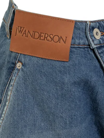 Shop Jw Anderson J.w. Anderson Workwear Short Jeans In Blue