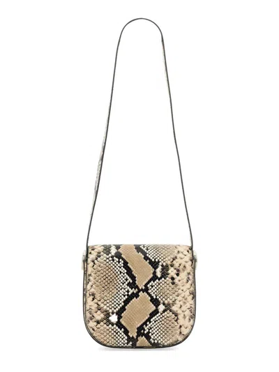 Shop Jil Sander Shoulder Bag "coin" Medium In Animalier