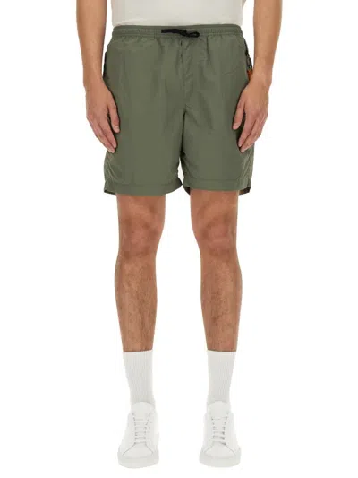 Shop Parajumpers Bermuda Shorts "mitch" In Green