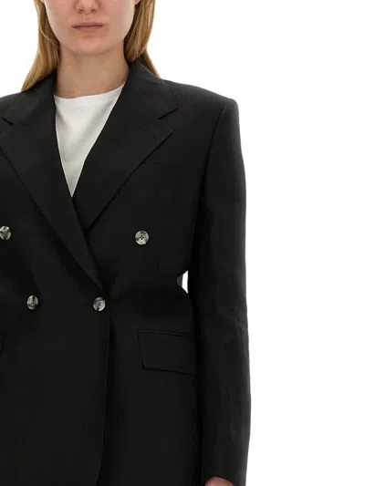 Shop Paul Smith Double-breasted Blazer In Black