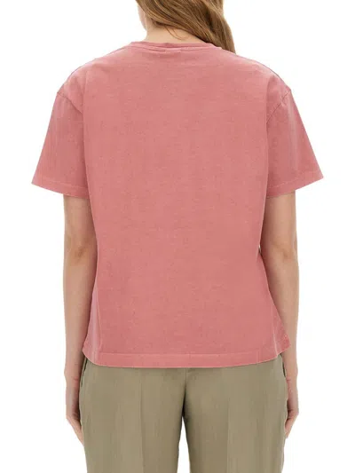 Shop Ps By Paul Smith Ps Paul Smith T-shirt With "happy" Print In Pink