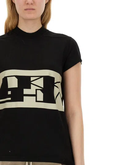 Shop Rick Owens Drkshdw "small Level T" T-shirt In Black