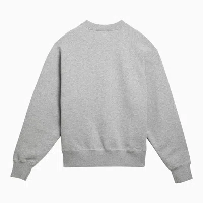 Shop Ami Alexandre Mattiussi Ami Paris Ami De Coeur Light Grey Sweatshirt Men In Gray