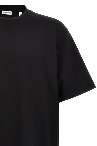Shop Burberry Men 'shield' T-shirt In Black