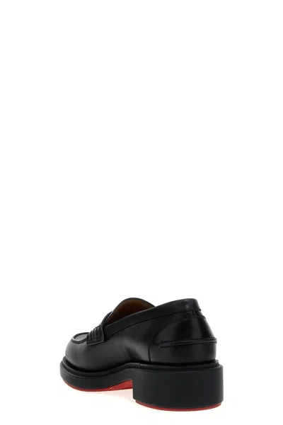 Shop Christian Louboutin Men 'urbino' Loafers In Black