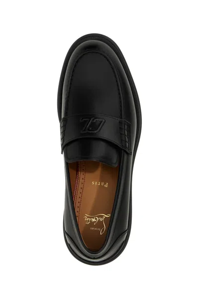 Shop Christian Louboutin Men 'urbino' Loafers In Black