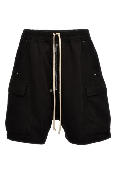 Shop Drkshdw Men 'cargobela' Bermuda Shorts In Black