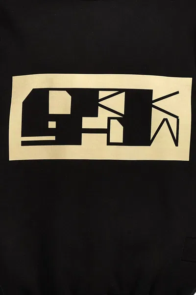 Shop Drkshdw Men Logo Print Hoodie In Black