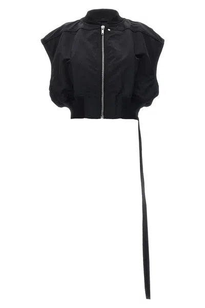 Shop Drkshdw Women 'babel Tatlin Bomber' Vest In Black