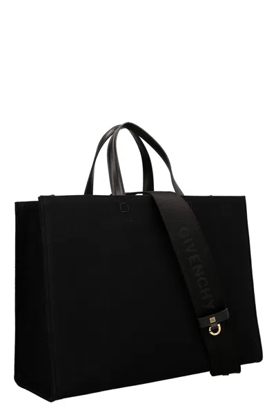Shop Givenchy Women 'g Media' Handbag In Black