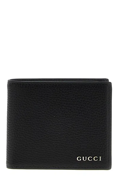 Shop Gucci Men Logo Wallet In Black