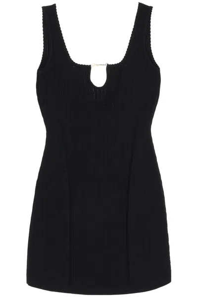 Shop Jacquemus "sierra Mini Dress By La Women In Black