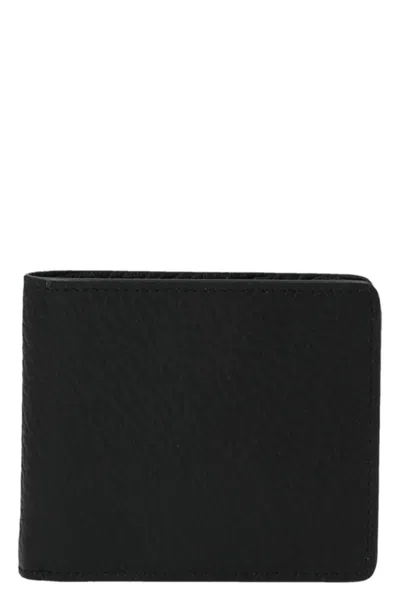Shop Maison Margiela Men ‘stitching' Wallet In Black